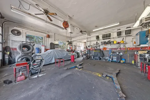 a view of storage and utility room