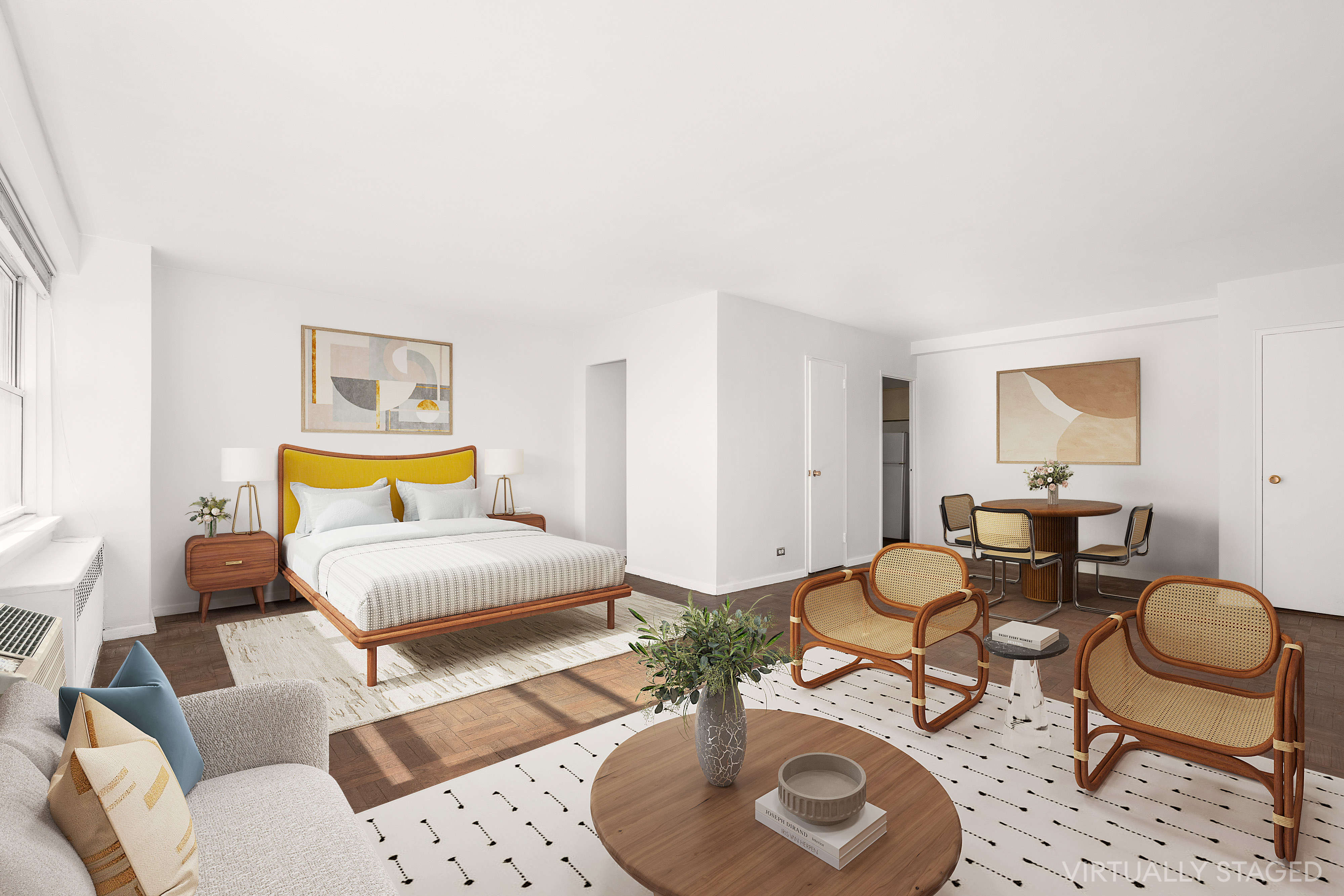 300 East 71st Street, Unit 5S Manhattan, NY 10021 - Photo 3 of 7 a living room with furniture and a wooden floor