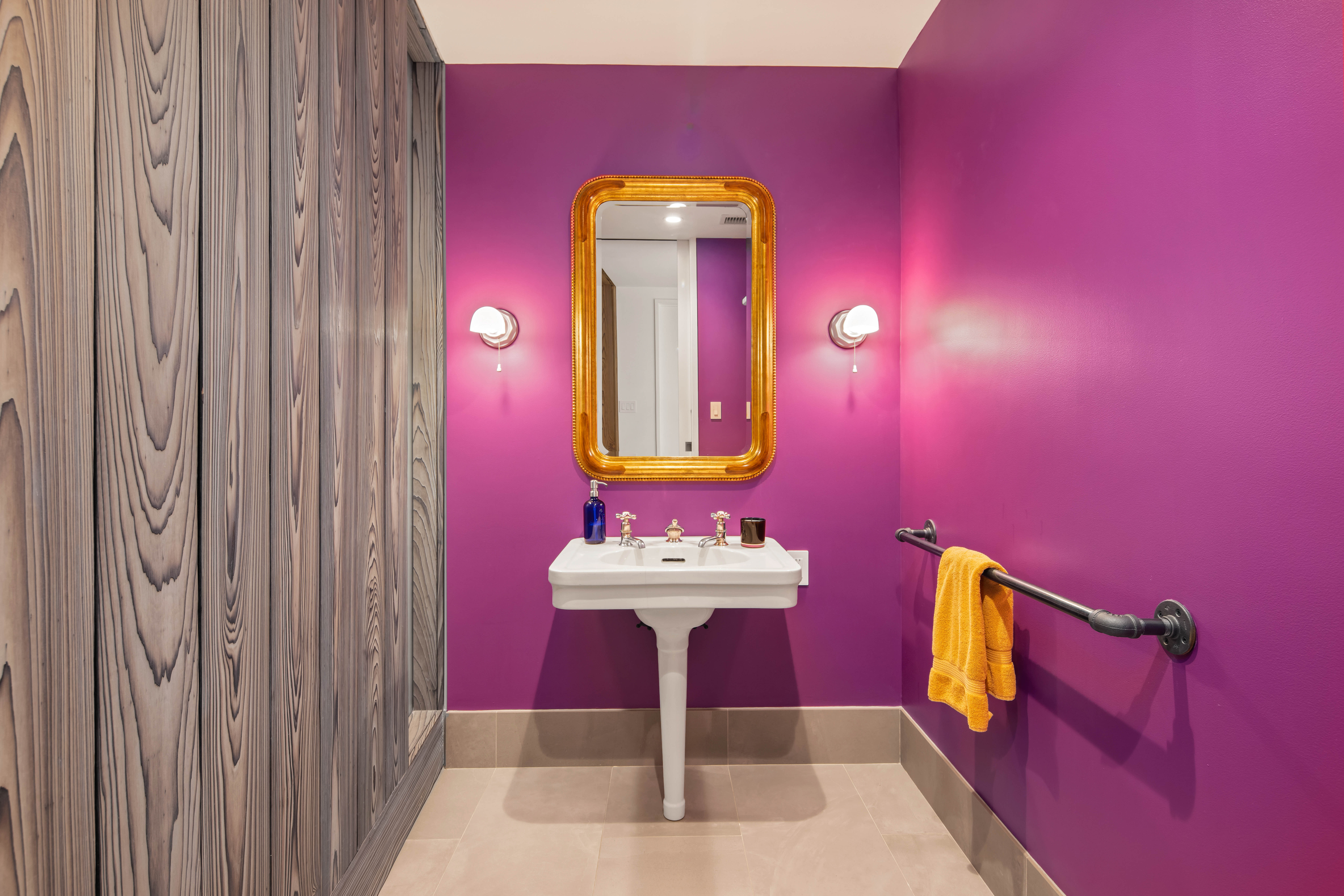 257 West 17th Street, Unit 7AB Manhattan, NY 10011 - Photo 10 of 21 a bathroom with a sink and a mirror