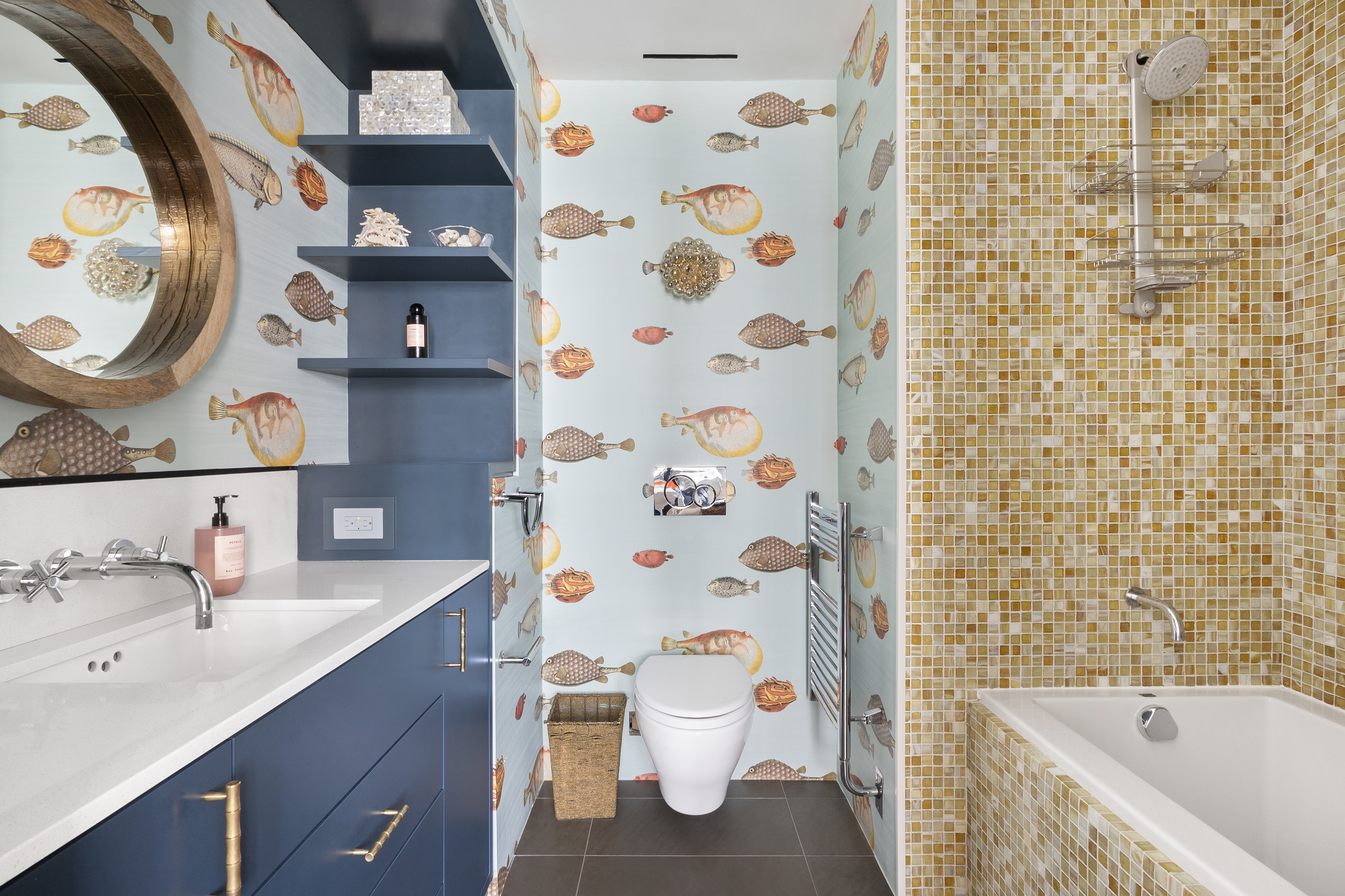 20 West 72nd Street, Unit 500 Manhattan, NY 10023 - Photo 9 of 12 a bathroom with a sink and a mirror