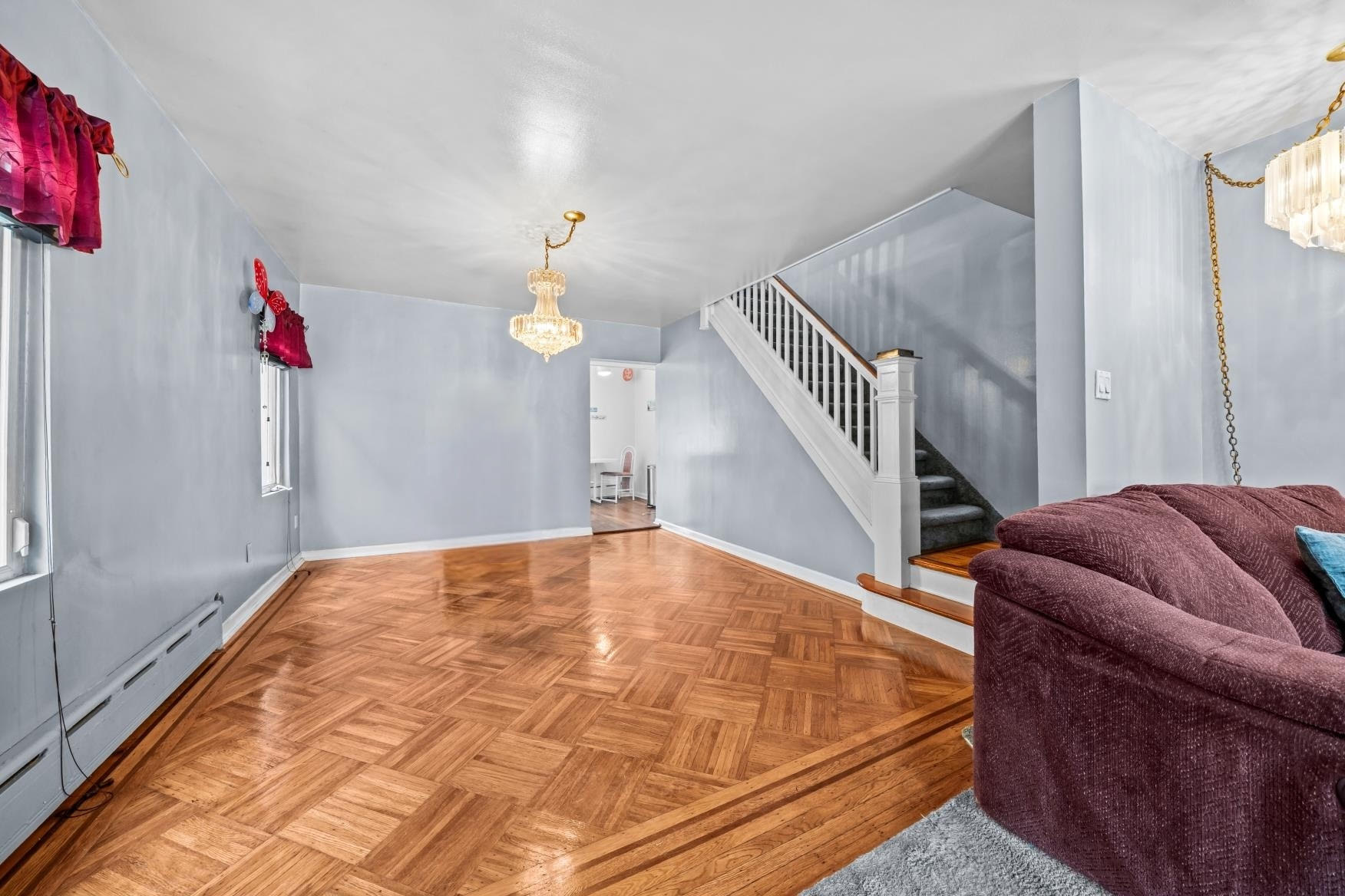 2018 Mill Avenue Brooklyn, NY 11234 - Photo 8 of 20 a view of a livingroom with furniture and stairs