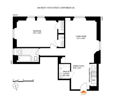 $730,000 | 504-510 West 110th Street, Unit 3A | Upper West Side