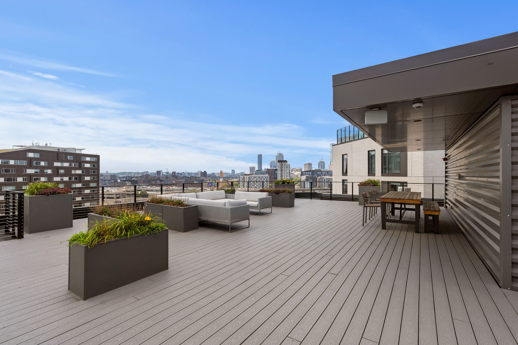 14 West Broadway, Unit 601 South Boston, MA 02127 - Photo 18 of 20 a view of a terrace with seating space