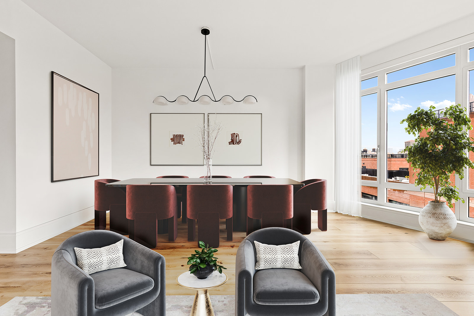 205 West 76th Street, Unit PH1F Manhattan, NY 10023 - Photo 2 of 18 a living room with furniture