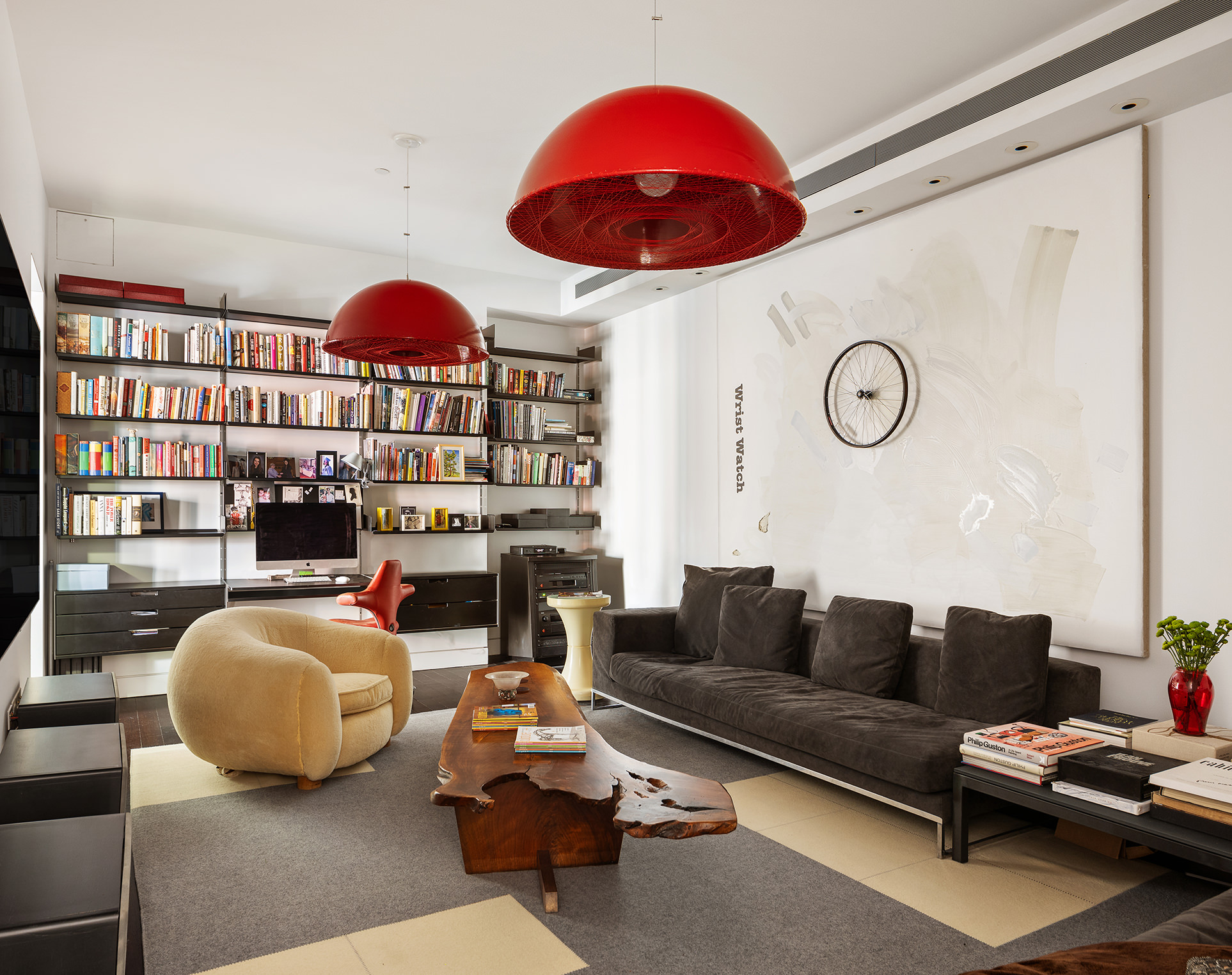 25 Bond Street, Unit 3E Manhattan, NY 10012 - Photo 9 of 23 a living room with furniture a rug and a large window