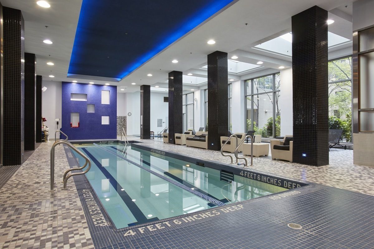 220 Riverside Boulevard, Unit 39B Manhattan, NY 10069 - Photo 12 of 16 a view of a swimming pool and outdoor space