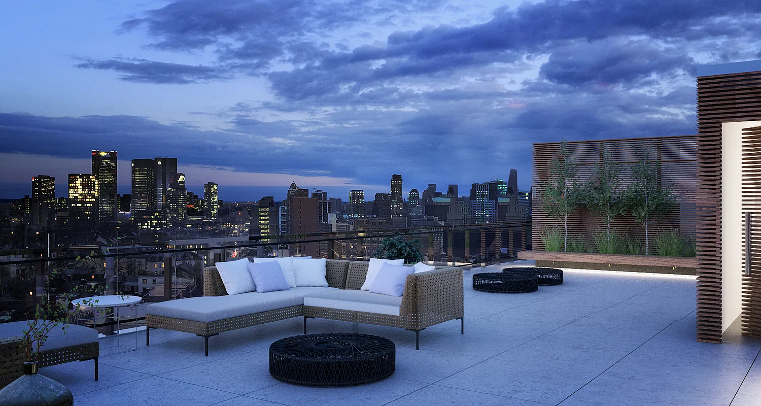 319 Schermerhorn Street, Unit 10D Brooklyn, NY 11217 - Photo 6 of 9 a terrace view with sitting space