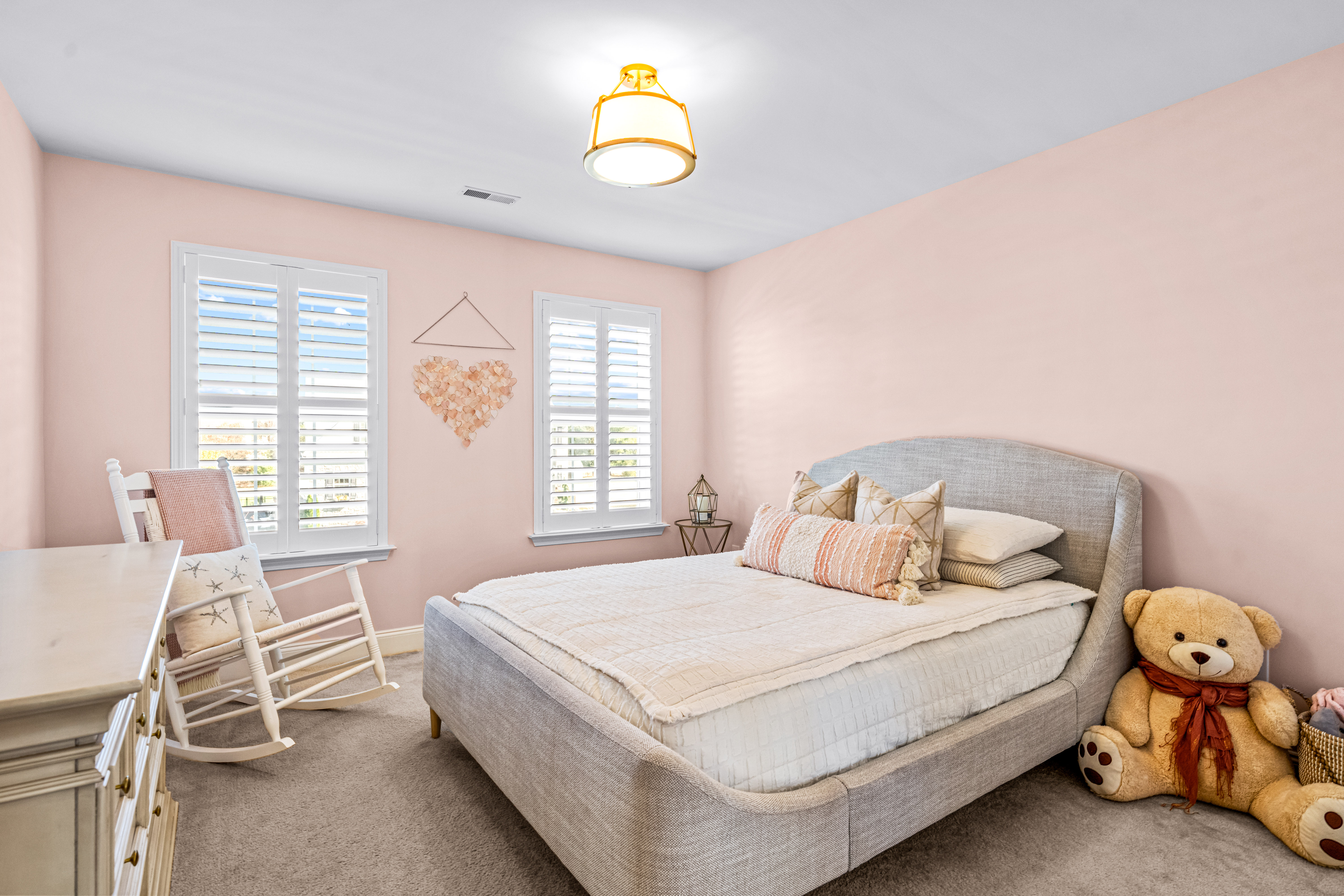 52 Wellesley Way Marlton, NJ 08053 - Photo 63 of 98 a bedroom with a bed and a chandelier