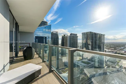 a view of a balcony