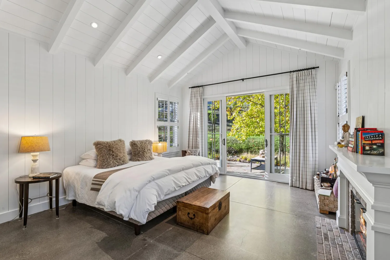 a picture of a book and a big tree