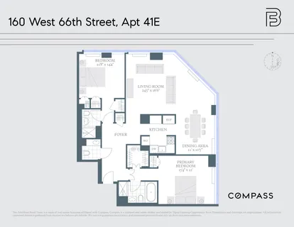 $2,850,000 | 160 West 66th Street, Unit 41E | Upper West Side
