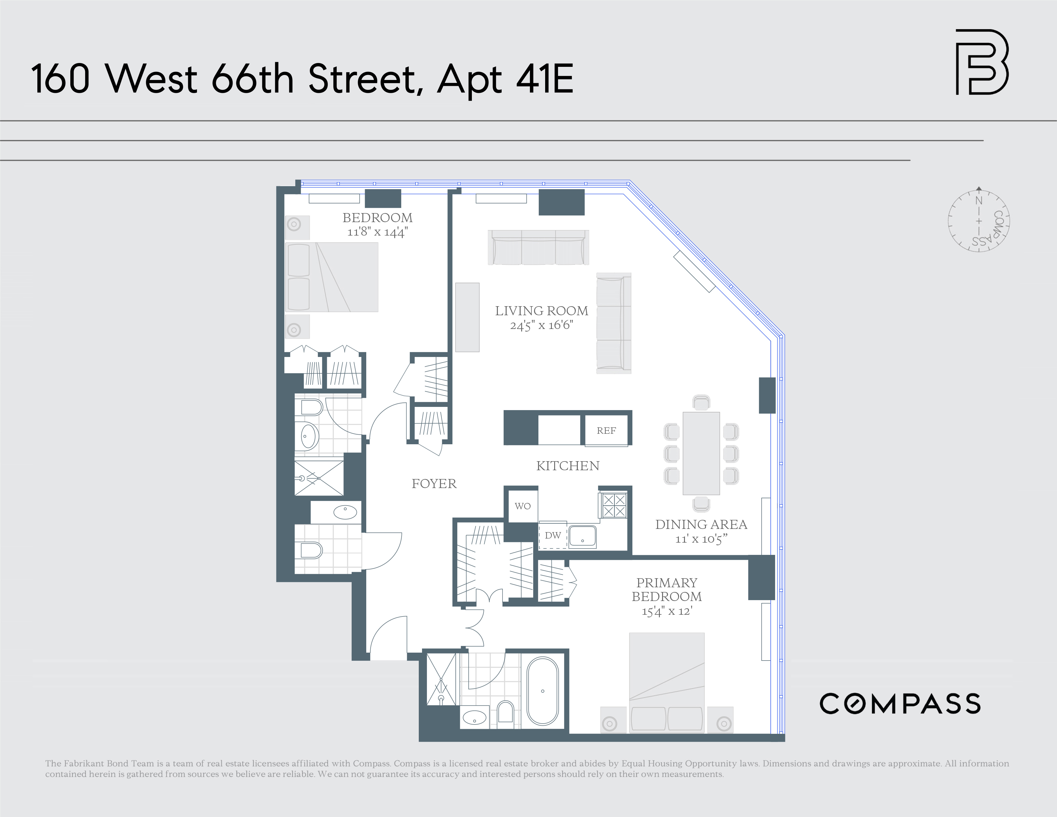 160 West 66th Street, Unit 41E Manhattan, NY 10023 - Photo 17 of 18