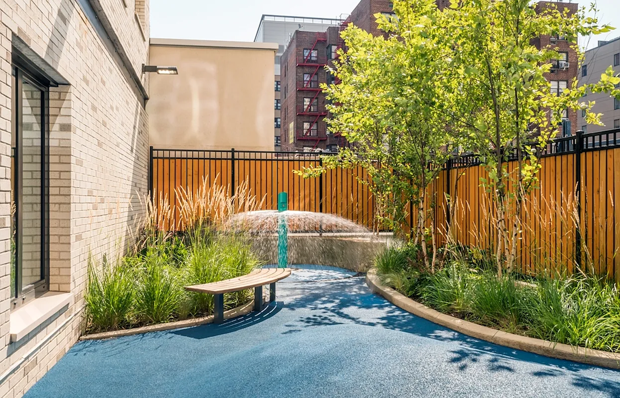 350 Clarkson Avenue, Unit 723 Brooklyn, NY 11226 - Photo 19 of 24 a garden view with a seating space