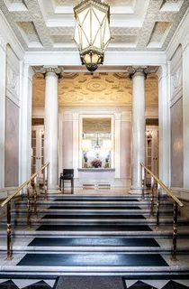 a view of a entryway of the house