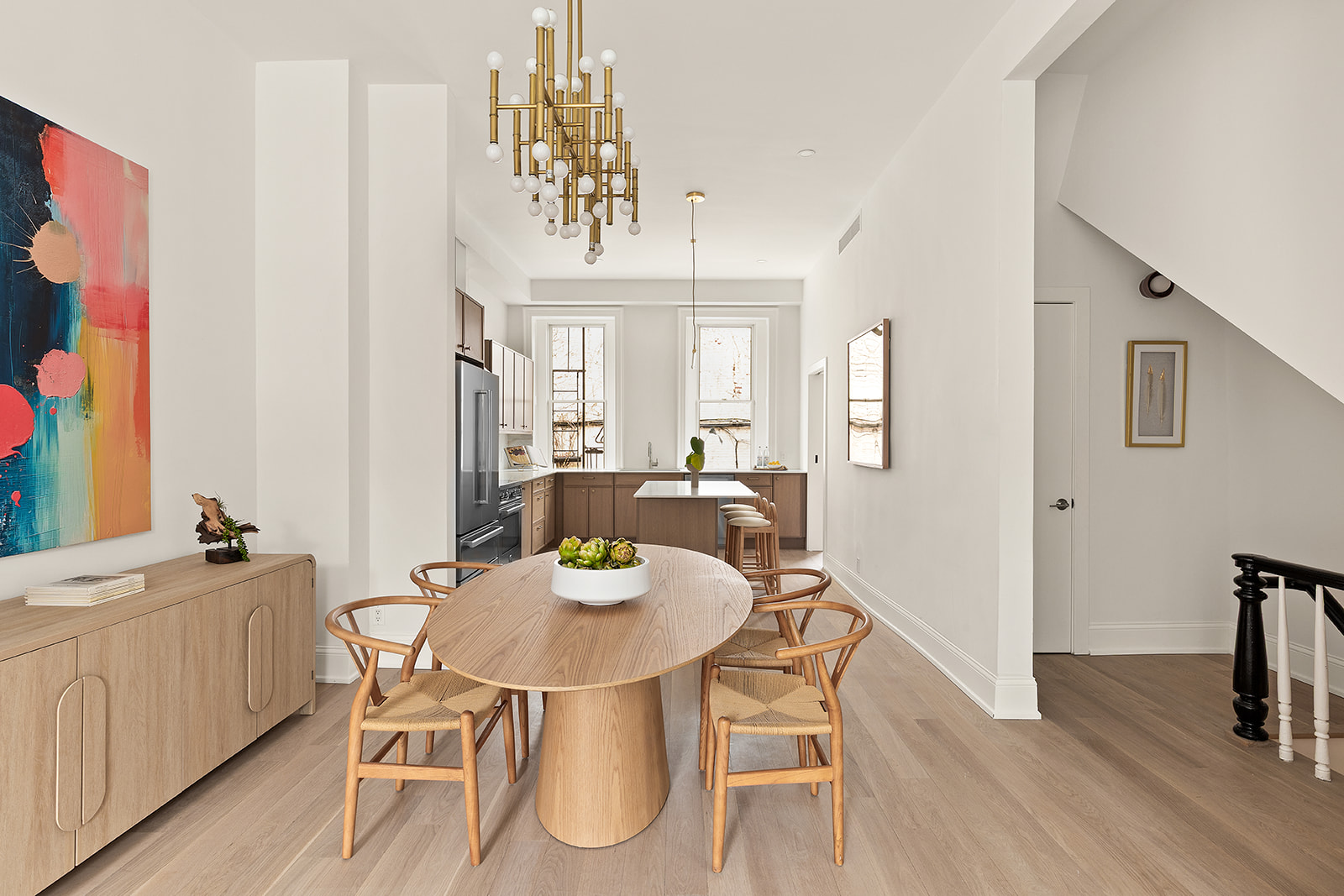 109 2nd Place Brooklyn, NY 11231 - Photo 4 of 26 a view of a dining room with furniture and wooden floor