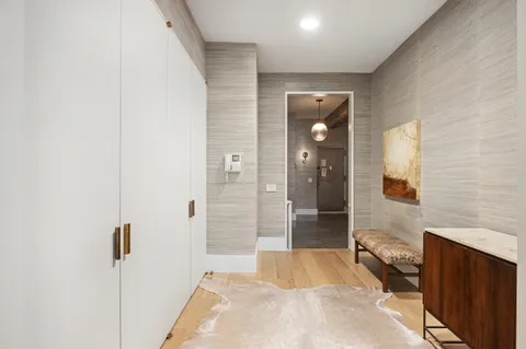 a bathroom with a sink and shower