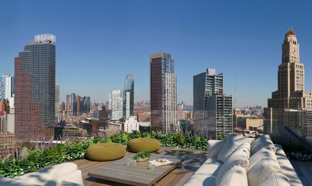 561 Pacific Street, Unit 404 Brooklyn, NY 11217 - Photo 8 of 10 a view of balcony with furniture and city view