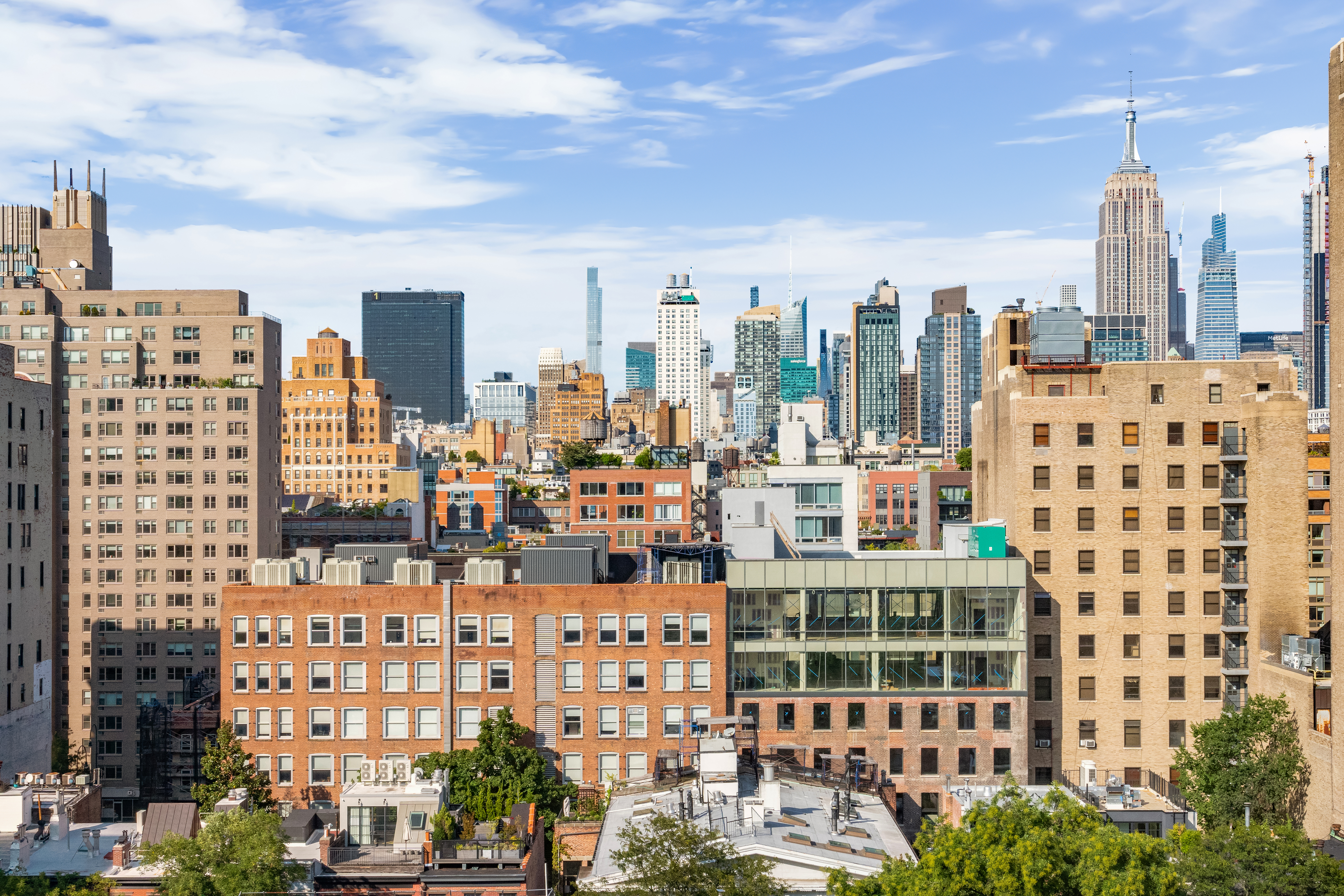 150 West 12th Street, Unit 11E Manhattan, NY 10011 - Photo 3 of 15 a view of a city with tall buildings