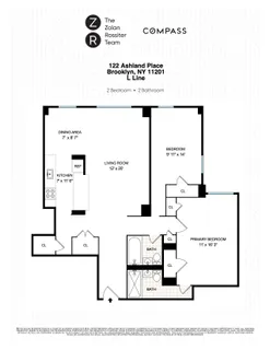 $999,000 | 122 Ashland Place, Unit 12L | Downtown Brooklyn