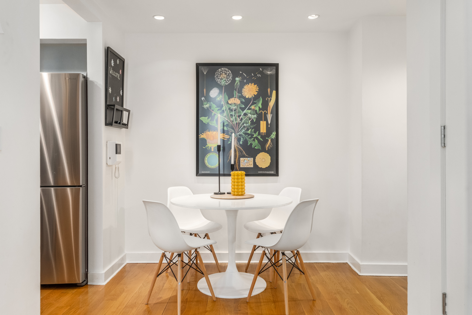 401 Hicks Street, Unit A3I Brooklyn, NY 11201 - Photo 6 of 16 a view of a dining room with furniture and wooden floor