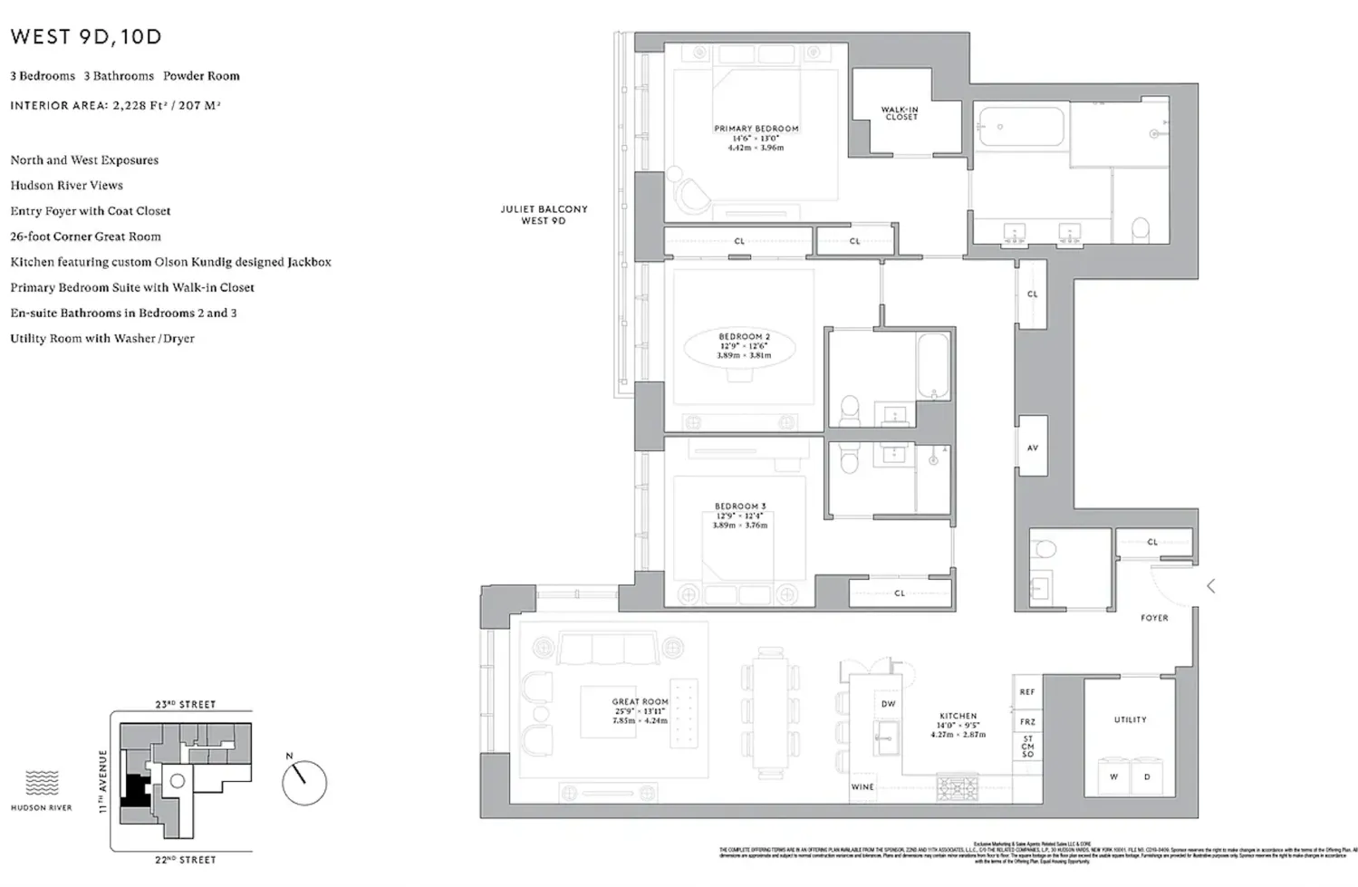 $35,000 | 555 West 22nd Street, Unit 9DW | Chelsea