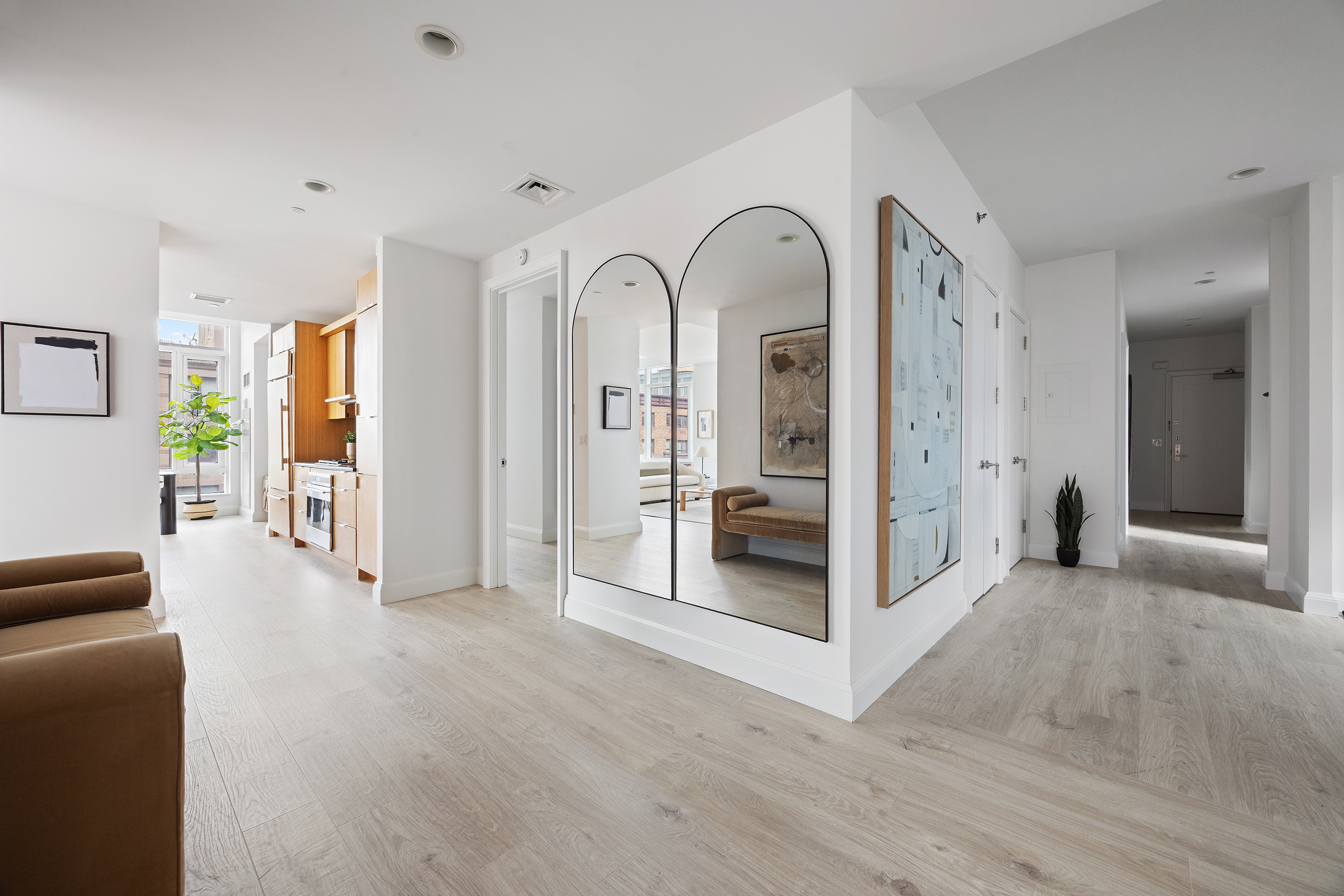 70 Little West Street, Unit 7L Manhattan, NY 10004 - Photo 10 of 25 a view of livingroom with dining area