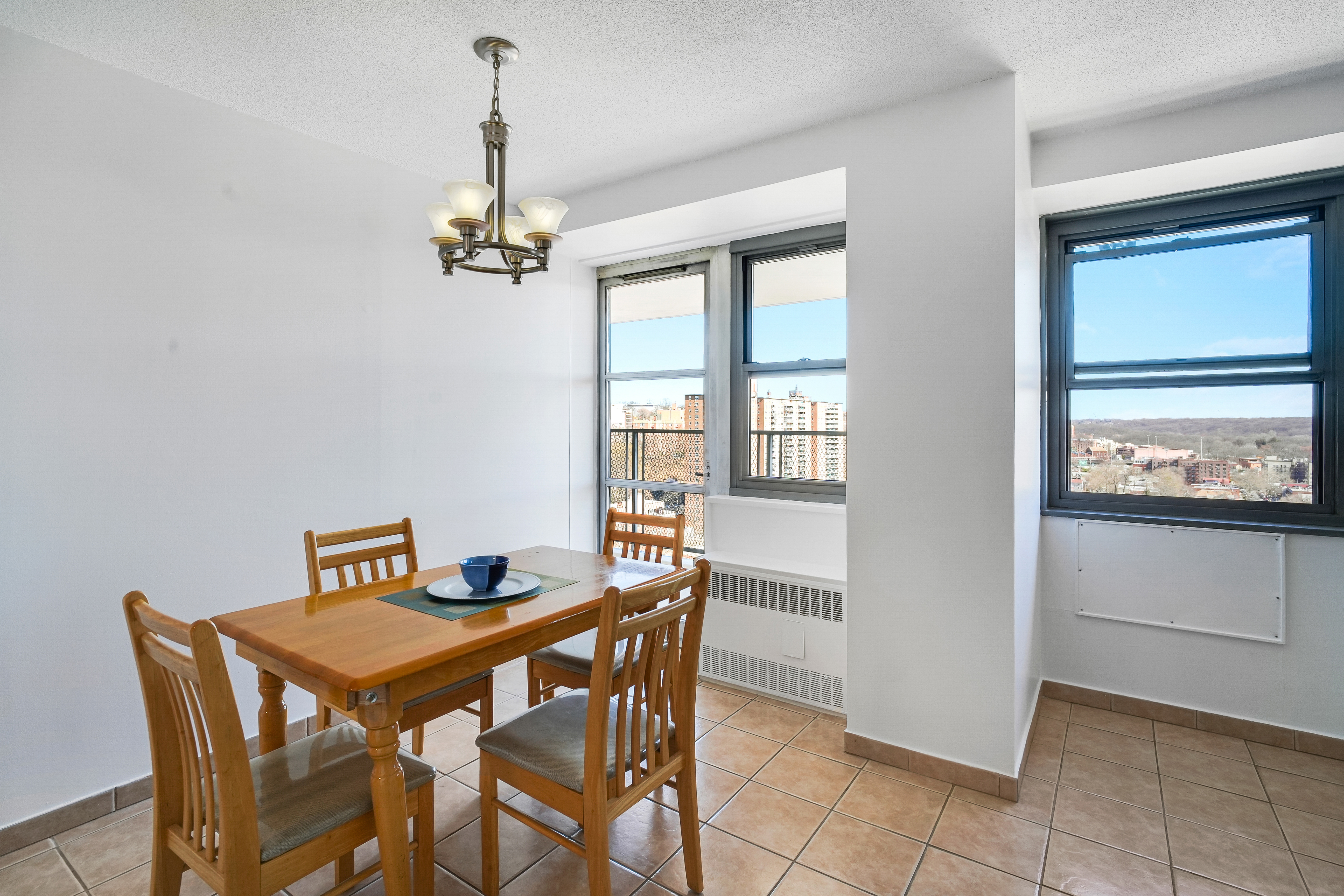 290 West 232nd Street, Unit 18B Bronx, NY 10463 - Photo 3 of 16 a view of a dining room with furniture window and outside view