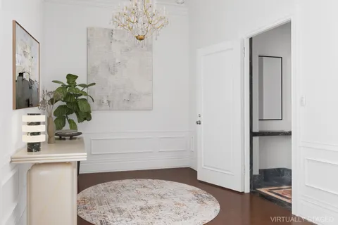 a view of bathroom with a potted plant