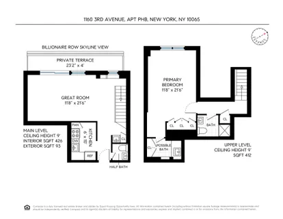 $950,000 | 1160 3rd Avenue, Unit PHB | Lenox Hill