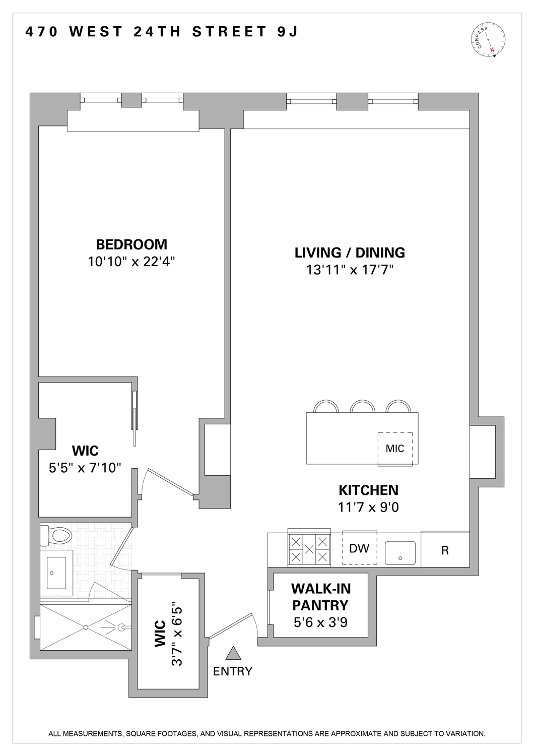 470 West 24th Street, Unit 9J Manhattan, NY 10011 - Photo 13 of 13 unknown