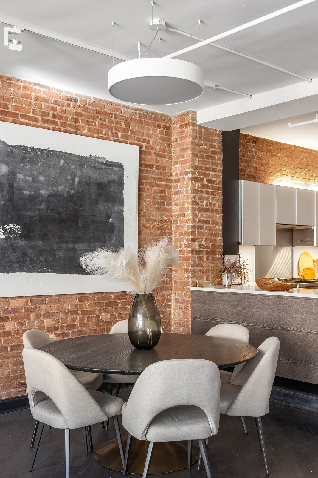 36 West 15th Street, Unit 4 Manhattan, NY 10011 - Photo 6 of 21 a view of a dining room with furniture and wooden floor