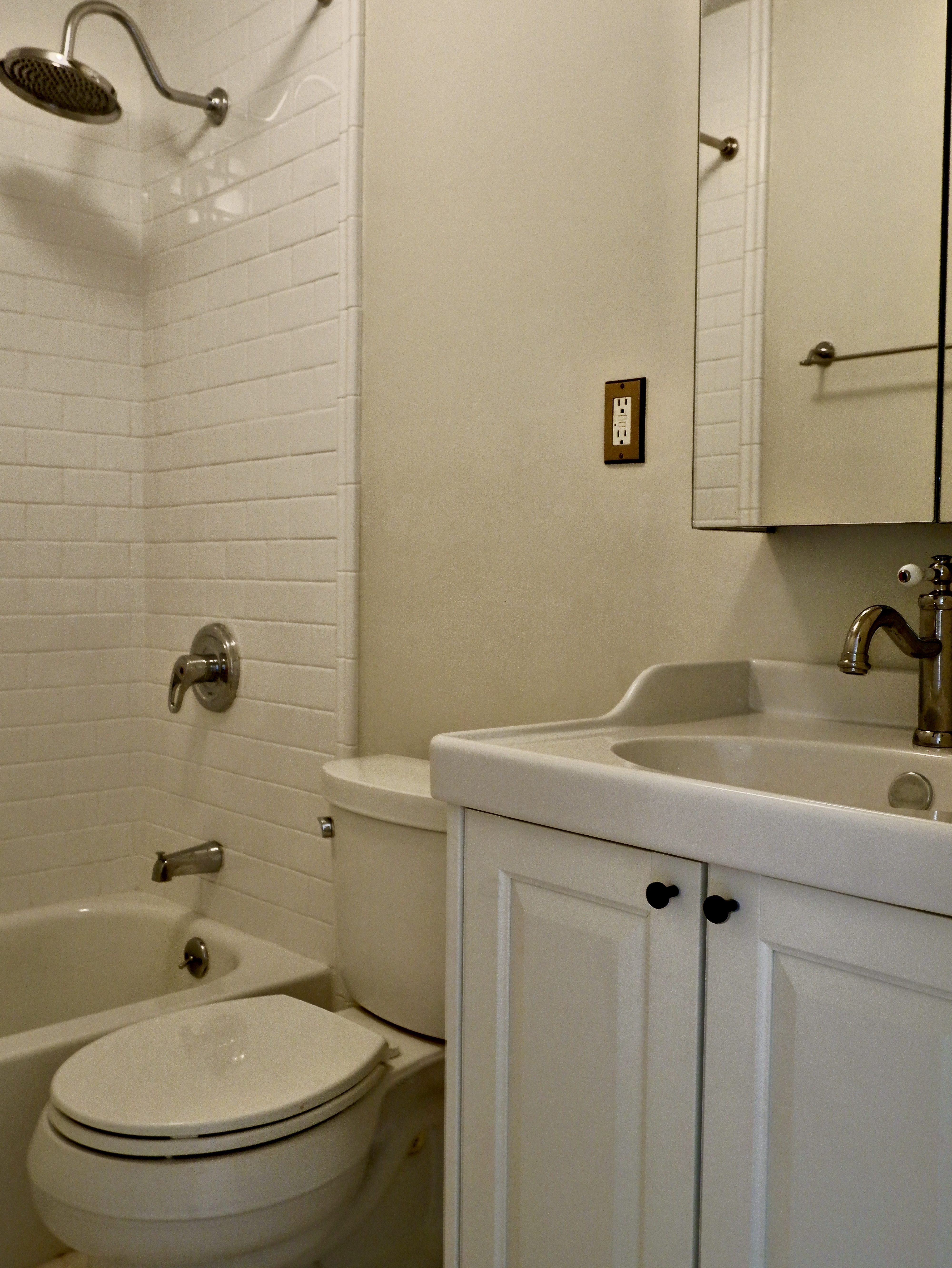 132 Decatur Street, Unit 3 Brooklyn, NY 11216 - Photo 17 of 17 a bathroom with a sink toilet and shower
