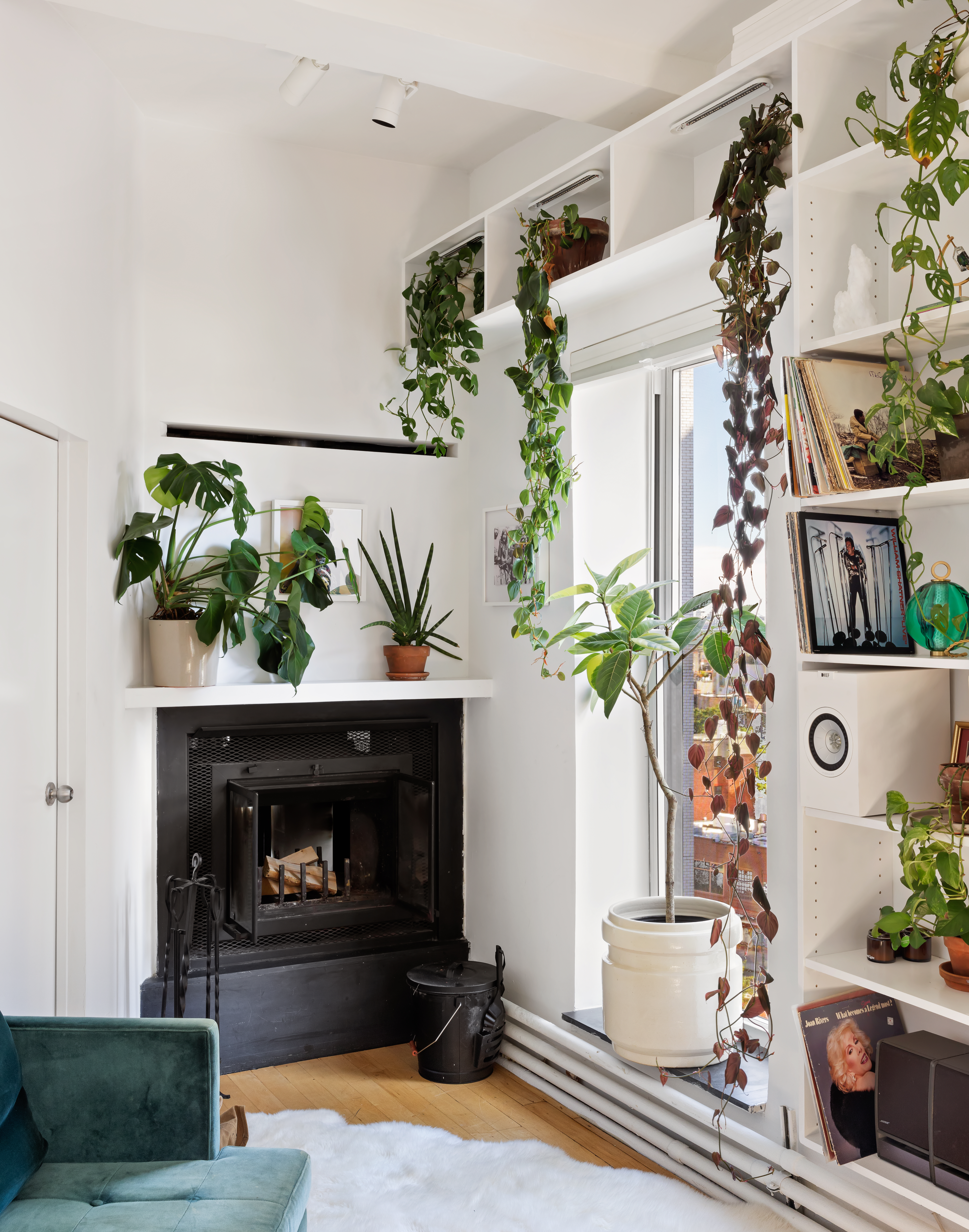 59 4th Avenue, Unit 8A Manhattan, NY 10003 - Photo 5 of 12 a living room with furniture fireplace and flower pot