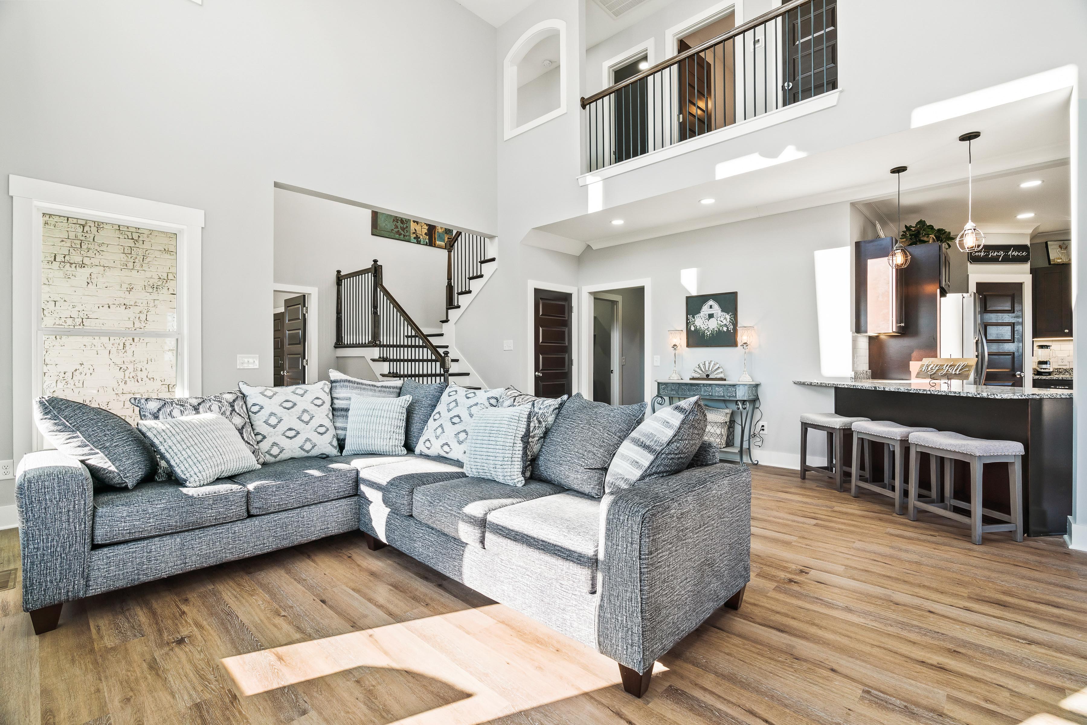 Happy Hollow Road Goodlettsville, TN 37072 - Photo 38 of 203 a living room with furniture and a wooden floor
