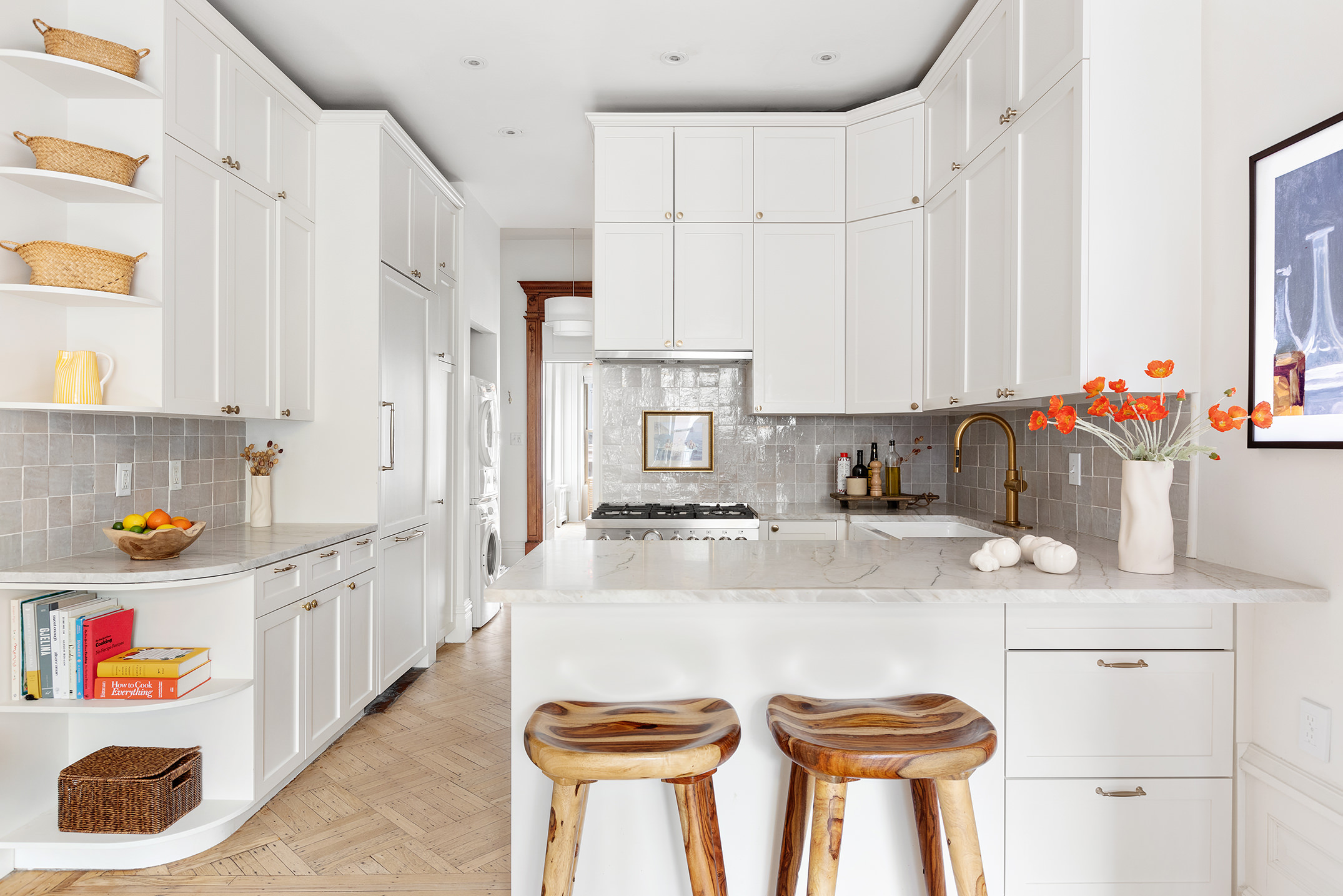 648 2nd Street, Unit 2 Brooklyn, NY 11215 - Photo 7 of 16 a kitchen with stainless steel appliances granite countertop a sink stove and cabinets