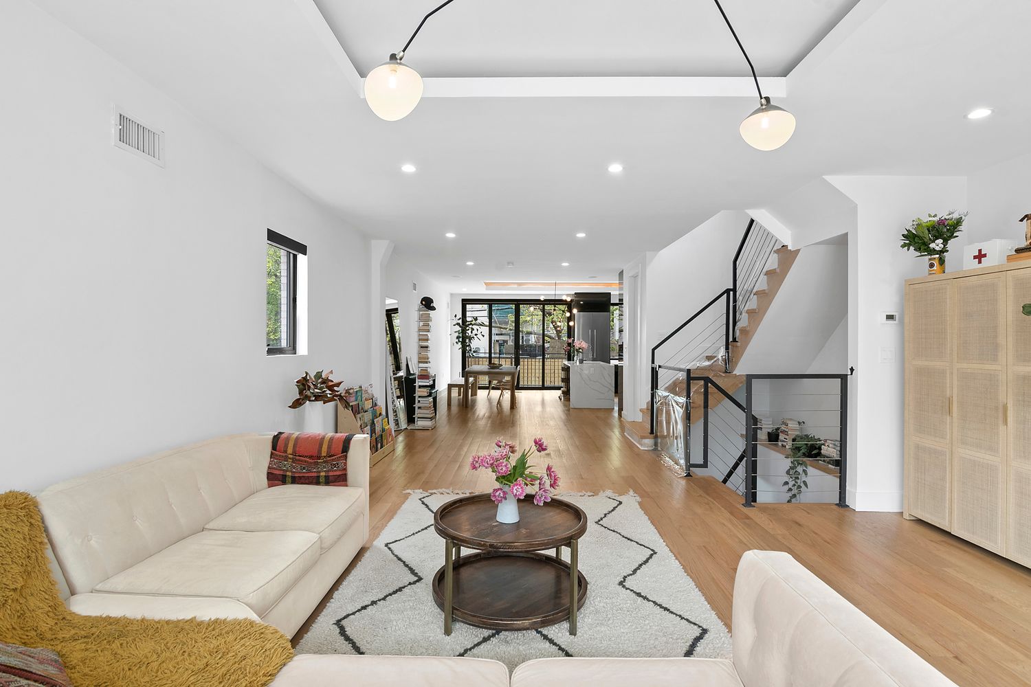 296 Fenimore Street Brooklyn, NY 11225 - Photo 3 of 19 a living room with furniture and white walls