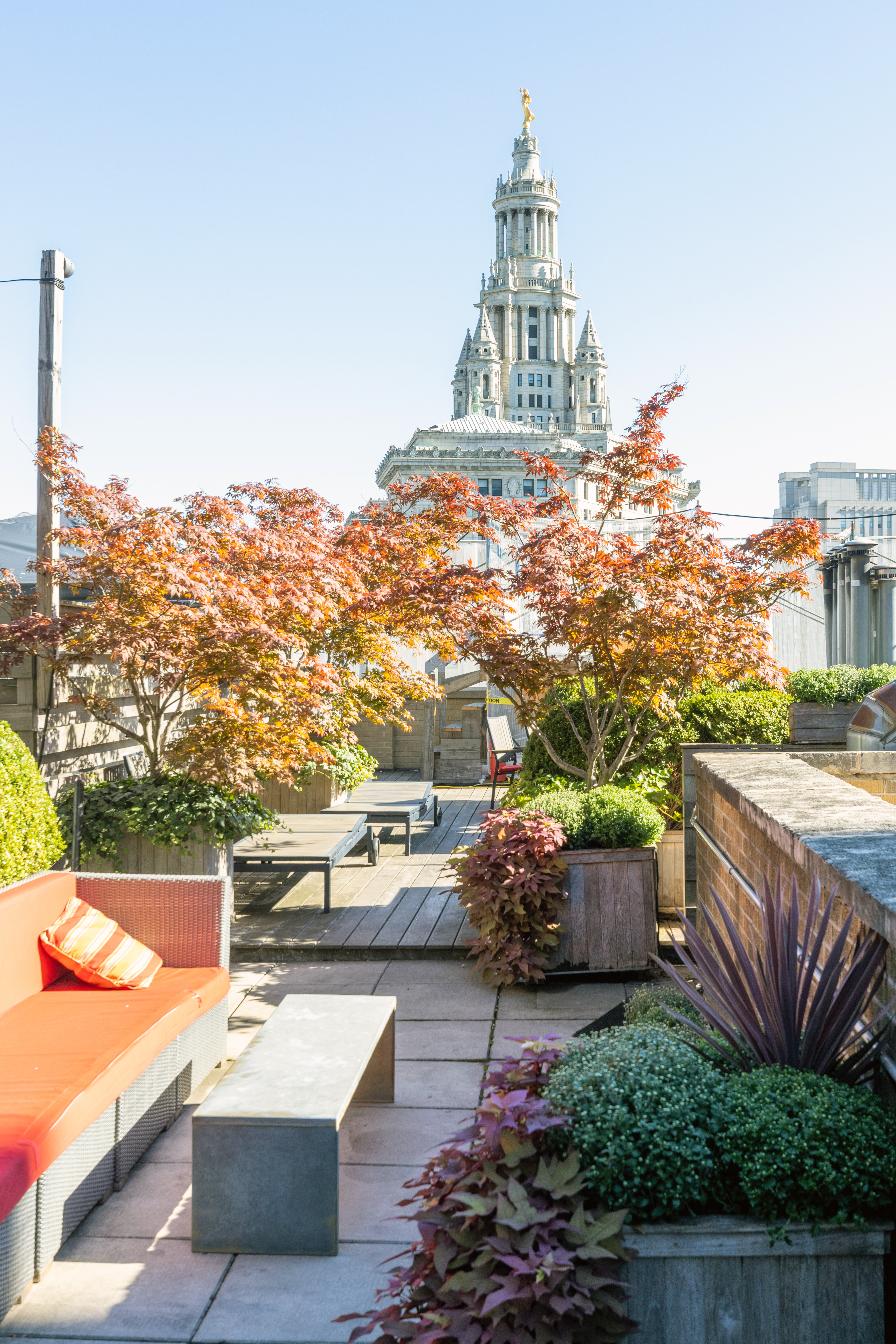 150 Nassau Street, Unit 17D Manhattan, NY 10038 - Photo 9 of 16 a view of roof deck with patio