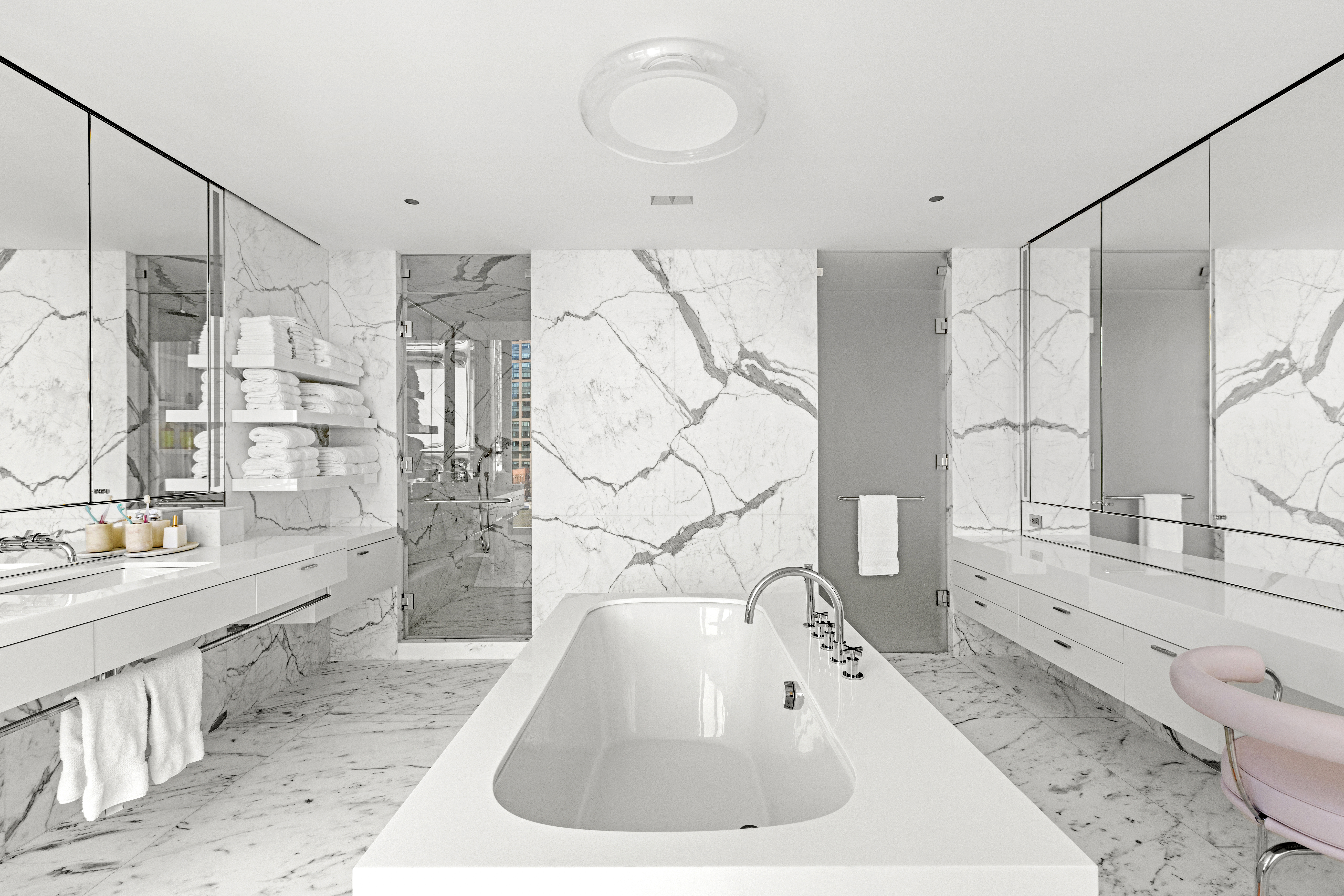 27 Wooster Street, Unit PH Manhattan, NY 10013 - Photo 23 of 34 a bathroom with a sink and a bathtub