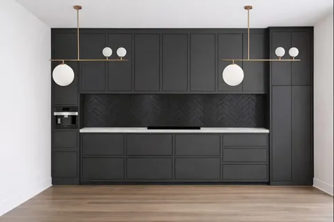 a view of cabinets