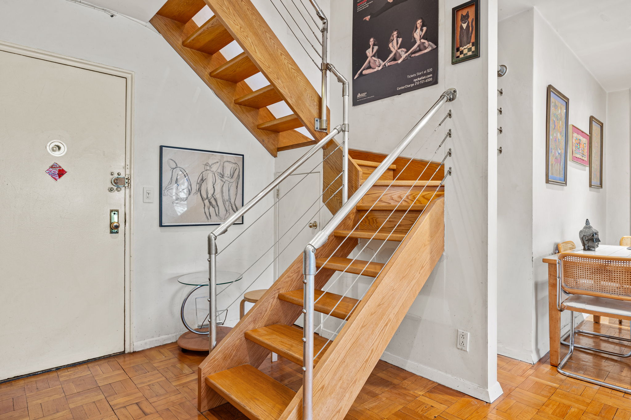 3850 Hudson Manor Terrace, Unit 1EE/2EE Bronx, NY 10463 - Photo 10 of 27 a view of an entryway with wooden floor