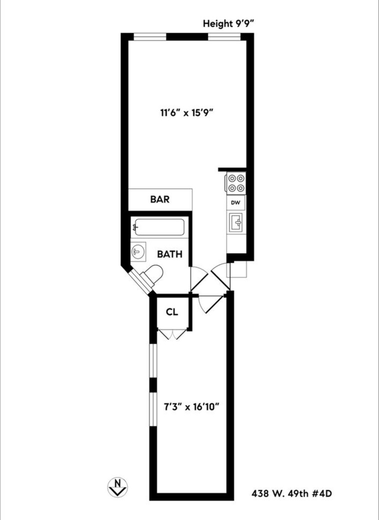 438 West 49th Street, Unit 2D Manhattan, NY 10019 - Photo 21 of 21