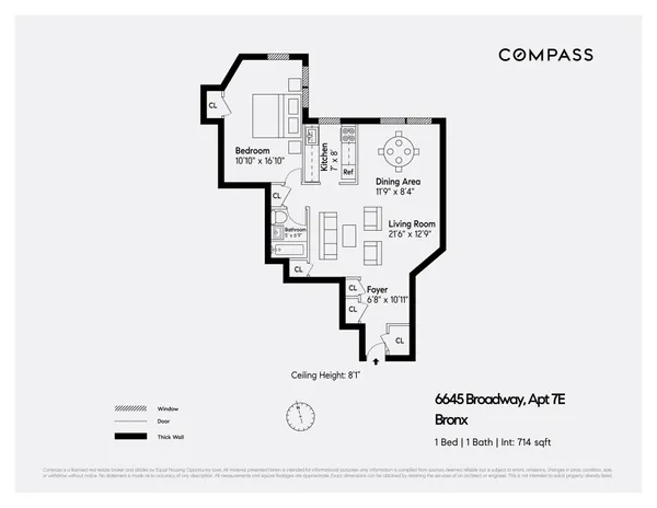 $170,000 | 6645 Broadway, Unit 7E | North Riverdale