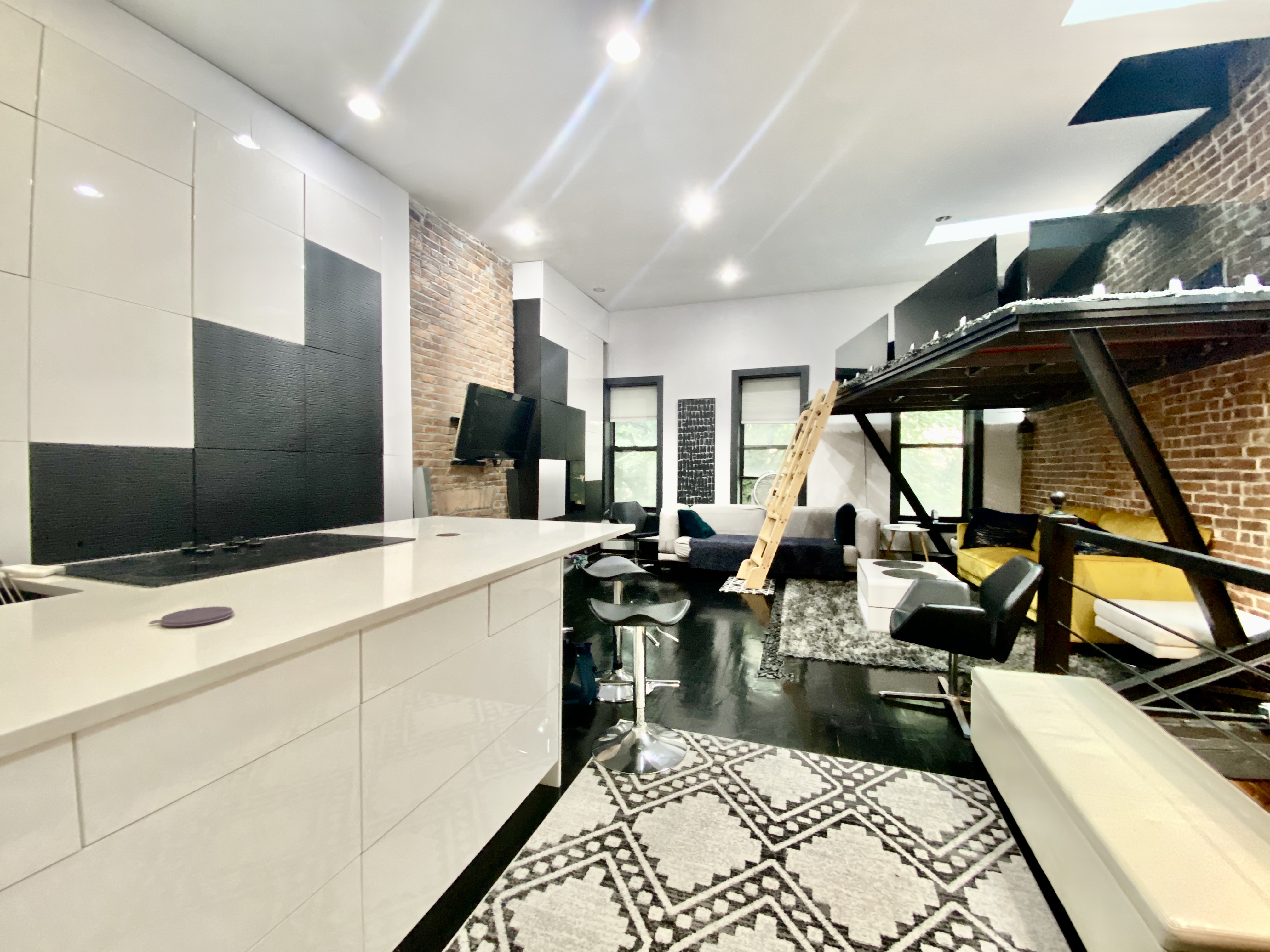 420 Kosciuszko Street, Unit 3 Brooklyn, NY 11221 - Photo 4 of 8 a kitchen with lots of counter top space