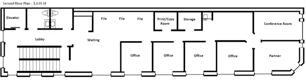 a picture of a floor plan