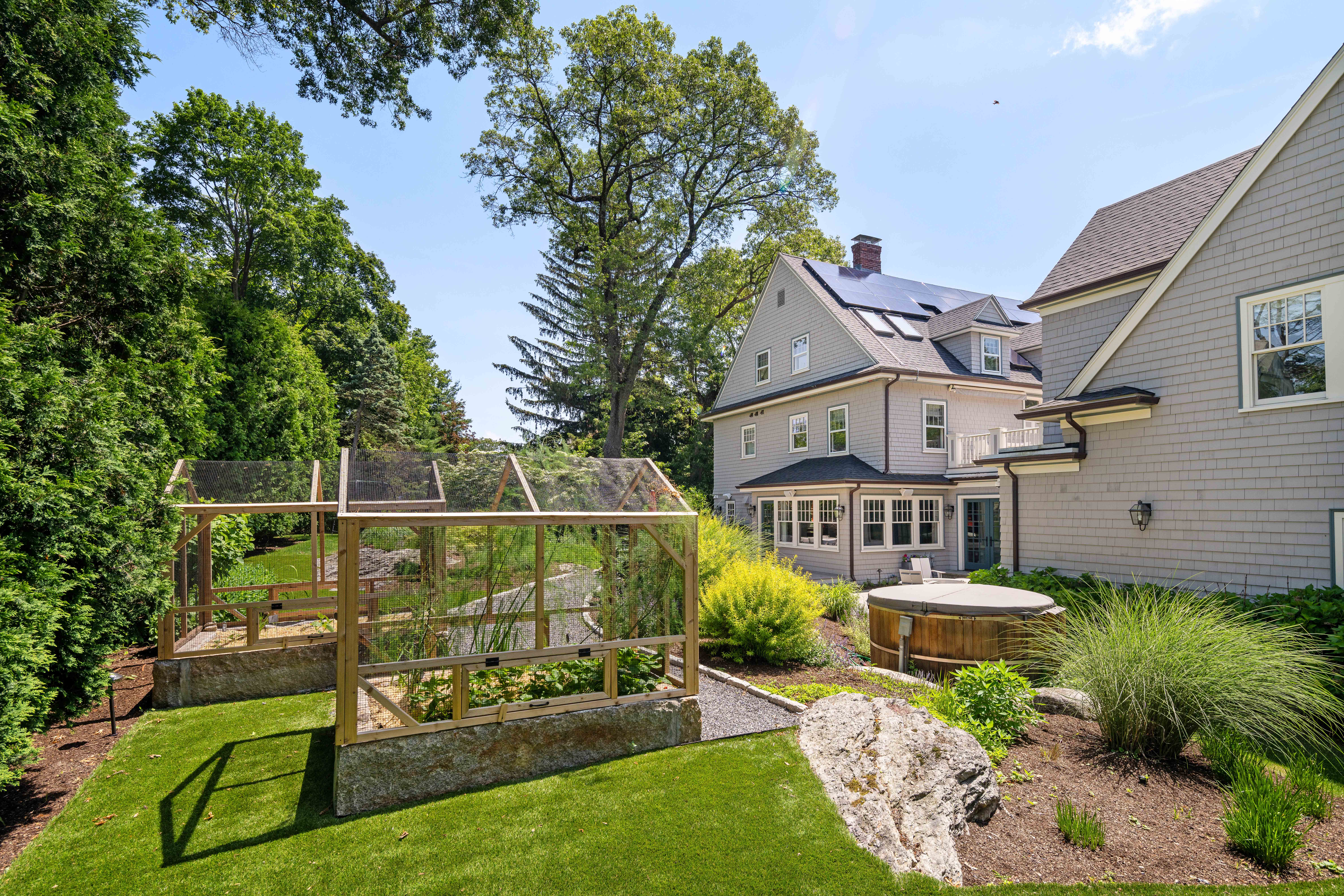 161 Pine Ridge Road Waban, MA 02468 - Photo 6 of 8 a view of a house with a yard