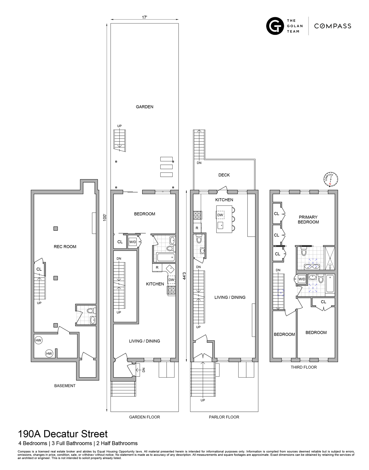 190 A Decatur Street Brooklyn, NY 11233 - Photo 17 of 17 a picture of a floor plan