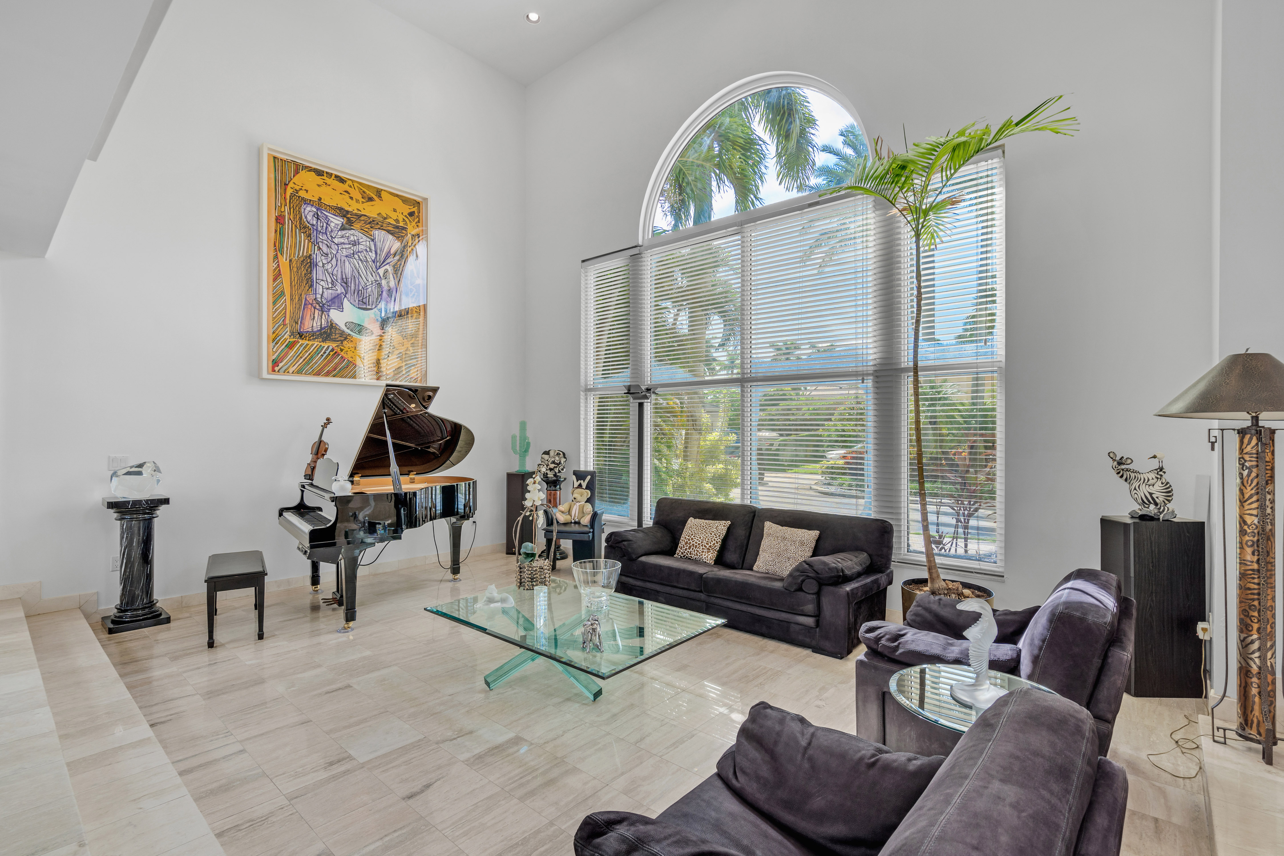 8768 Southwest 62nd Court Miami, FL 33156 - Photo 14 of 56 a living room with furniture and a large window