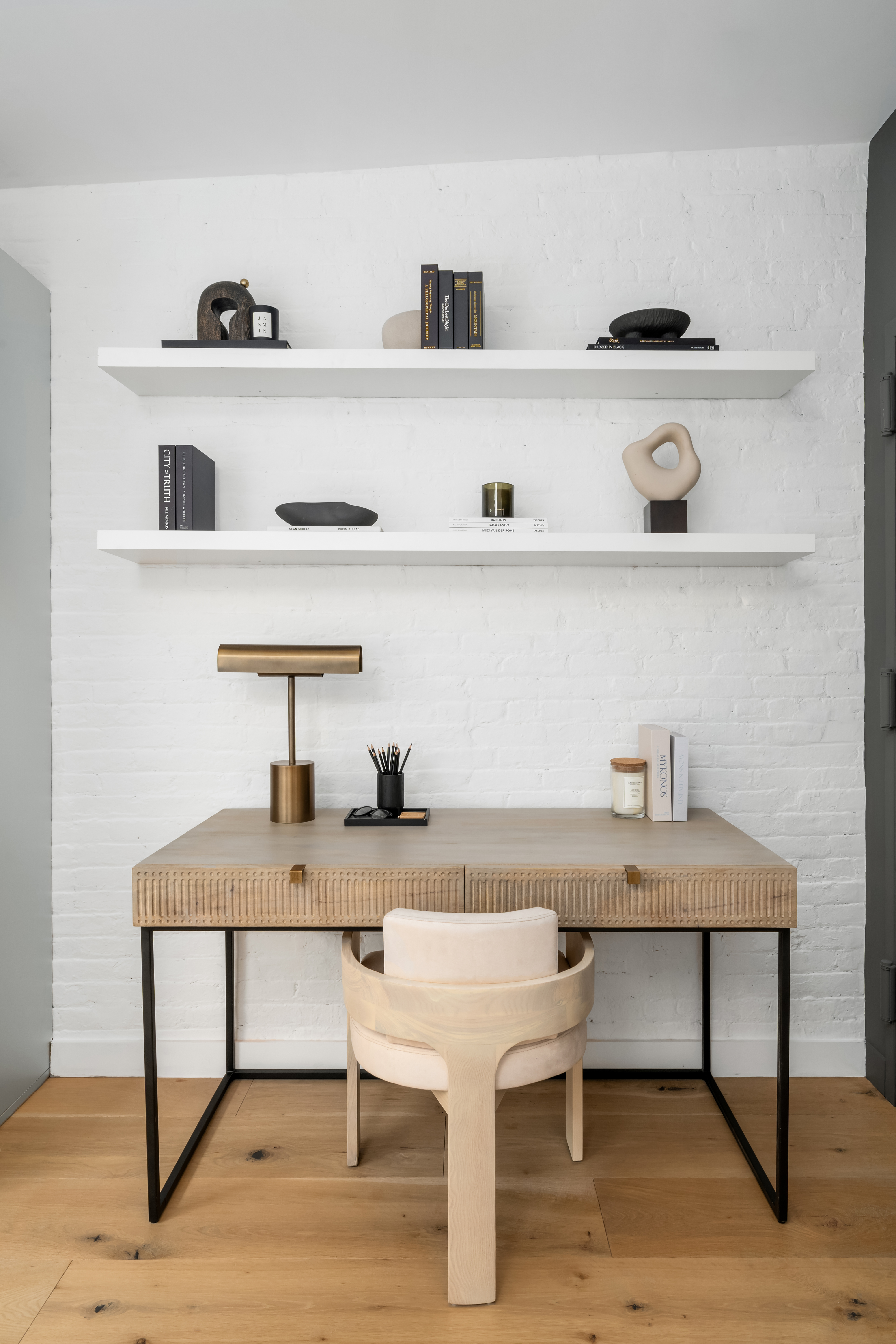 472 Greenwich Street, Unit PH Manhattan, NY 10013 - Photo 3 of 13 a view of a workspace with furniture