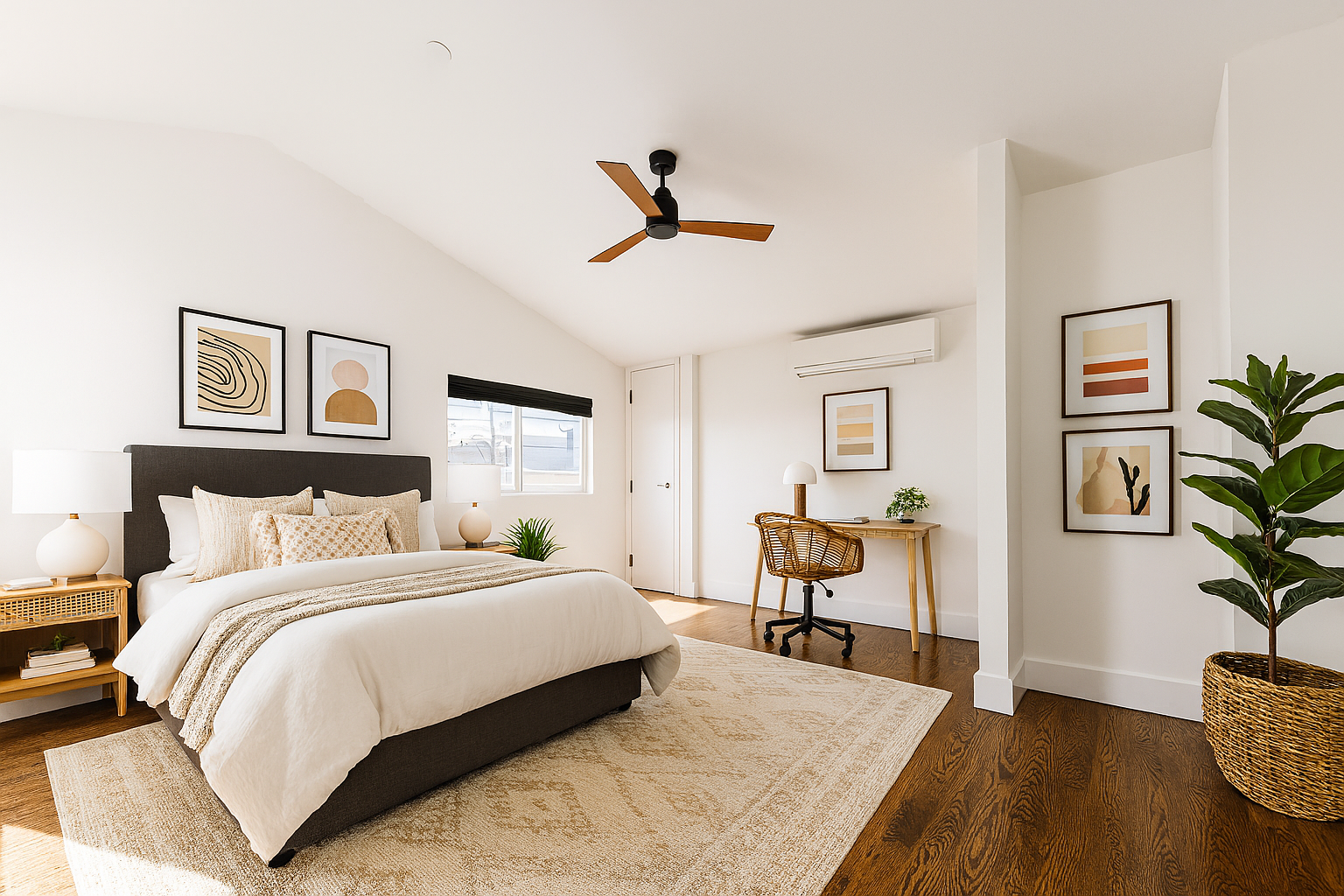 140 Degraw Street, Unit 4B Brooklyn, NY 11231 - Photo 3 of 8 a bedroom with a bed and a chair