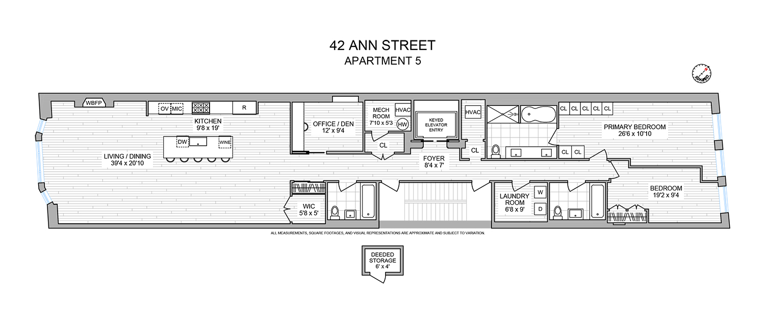 42 Ann Street, Unit 7 Manhattan, NY 10038 - Photo 16 of 16 a picture of a kitchen with a refrigerator and a stove